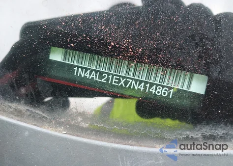 2007 Nissan Altima 2.5 S z USA, uszkodzony, nr VIN 1N4AL21EX7N414861